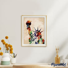 Load image into Gallery viewer, paint by numbers | Statue of Liberty | cities intermediate | FiguredArt