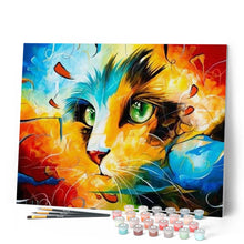 Load image into Gallery viewer, paint by numbers | Watercolor cat | advanced animals cats | FiguredArt