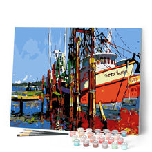 Load image into Gallery viewer, paint by numbers | Steamboat | intermediate ships and boats | FiguredArt