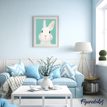 Load image into Gallery viewer, paint by numbers | Quiet Rabbit | animals beginners easy rabbits | FiguredArt
