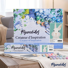 Load image into Gallery viewer, paint by numbers | Quiet Rabbit | animals beginners easy rabbits | FiguredArt