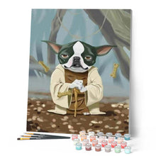 Load image into Gallery viewer, paint by numbers | Yoda Dog | animals dogs easy movies star wars | FiguredArt