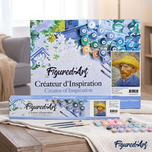 Load image into Gallery viewer, paint by numbers | Van Gogh Self-Portrait with Straw Hat | advanced famous paintings van gogh | FiguredArt