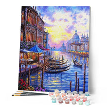 Load image into Gallery viewer, paint by numbers | The Grand Canal of Venice | advanced cities landscapes | FiguredArt