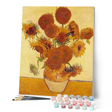 Load image into Gallery viewer, paint by numbers | Van Gogh Orange Sunflowers | advanced famous paintings flowers van gogh | FiguredArt