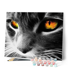Load image into Gallery viewer, paint by numbers | Cat Eyes | advanced animals cats | FiguredArt