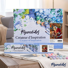 Load image into Gallery viewer, paint by numbers | Smiling Santa Claus | christmas intermediate | FiguredArt