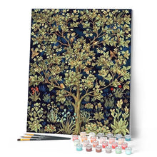 Load image into Gallery viewer, paint by numbers | Tree during Spring | advanced trees | FiguredArt