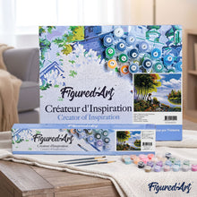 Load image into Gallery viewer, paint by numbers | Child fishing | advanced landscapes | FiguredArt