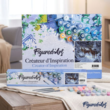 Load image into Gallery viewer, paint by numbers | Deer in the Snow | advanced animals deer | FiguredArt