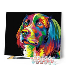 Load image into Gallery viewer, Paint by numbers | Pop Art Dog | animals dogs easy Pop Art | Figured'Art