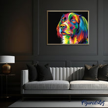 Load image into Gallery viewer, Paint by numbers | Pop Art Dog | animals dogs easy Pop Art | Figured'Art