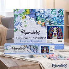 Load image into Gallery viewer, paint by numbers | Dog with All colors | advanced animals dogs Pop Art | FiguredArt