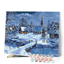 Load image into Gallery viewer, paint by numbers | Winter landscape | intermediate landscapes | FiguredArt