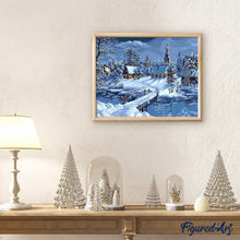 Load image into Gallery viewer, paint by numbers | Winter landscape | intermediate landscapes | FiguredArt