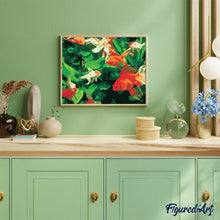 Load image into Gallery viewer, paint by numbers | Life with Goldfish | animals easy fish | FiguredArt