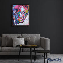 Load image into Gallery viewer, paint by numbers | Dali | advanced Pop Art portrait | FiguredArt