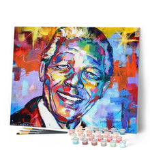 Load image into Gallery viewer, paint by numbers | Nelson Mandela | advanced Pop Art portrait | FiguredArt