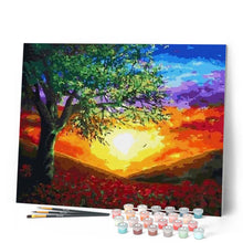 Load image into Gallery viewer, paint by numbers | Shiny Sunset | intermediate landscapes | FiguredArt