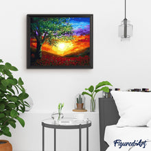 Load image into Gallery viewer, paint by numbers | Shiny Sunset | intermediate landscapes | FiguredArt