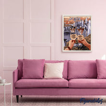 Load image into Gallery viewer, paint by numbers | Cheers on the Roof | cities intermediate romance | FiguredArt