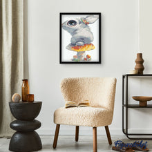Load image into Gallery viewer, paint by numbers | Rabbit and Mushroom | animals easy kids rabbits | FiguredArt
