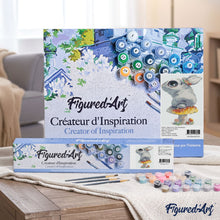 Load image into Gallery viewer, paint by numbers | Rabbit and Mushroom | animals easy kids rabbits | FiguredArt