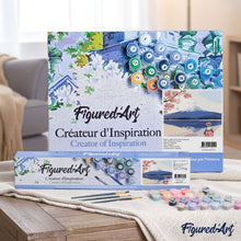 Load image into Gallery viewer, paint by numbers | Looking at Mount Fuji | easy flowers landscapes | FiguredArt