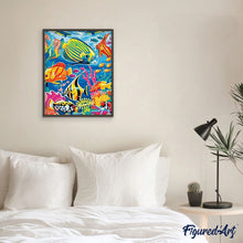 Load image into Gallery viewer, paint by numbers | Underwater World | animals fish intermediate | FiguredArt