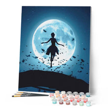 Load image into Gallery viewer, paint by numbers | Moon Ballet | advanced dance landscapes | FiguredArt