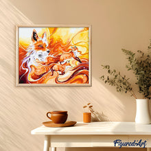 Load image into Gallery viewer, paint by numbers | Three Foxes | animals foxes intermediate | FiguredArt