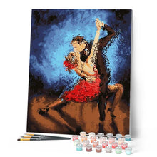 Load image into Gallery viewer, paint by numbers | Crazy Tango | dance intermediate romance | FiguredArt
