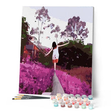 Load image into Gallery viewer, paint by numbers | Color Lavender | easy landscapes | FiguredArt
