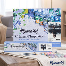 Load image into Gallery viewer, Paint by numbers | Cat and Lion reflection | animals cats intermediate lions new arrivals cities | Figured'Art