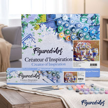 Load image into Gallery viewer, Paint by numbers | Set of tea and flowers | advanced flowers new arrivals | Figured'Art