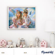 Load image into Gallery viewer, paint by numbers | Angels | advanced portrait religion romance | FiguredArt