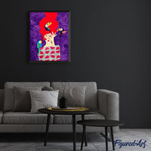 Load image into Gallery viewer, Paint by numbers | Woman and toucans | animals women intermediate new arrivals birds portrait | Figured'Art