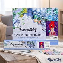 Load image into Gallery viewer, Paint by numbers | Woman and toucans | animals women intermediate new arrivals birds portrait | Figured'Art