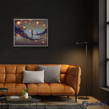 Load image into Gallery viewer, paint by numbers | Lanterns | intermediate landscapes | FiguredArt