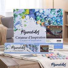 Load image into Gallery viewer, paint by numbers | Lanterns | intermediate landscapes | FiguredArt