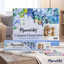 Load image into Gallery viewer, paint by numbers | Cat Nap | animals cats intermediate | FiguredArt