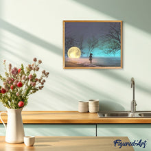 Load image into Gallery viewer, paint by numbers | Chasing The Moon | intermediate landscapes | FiguredArt