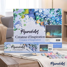 Load image into Gallery viewer, paint by numbers | Chasing The Moon | intermediate landscapes | FiguredArt
