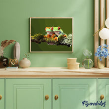 Load image into Gallery viewer, paint by numbers | Two Little Frogs | advanced animals frogs | FiguredArt