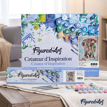 Load image into Gallery viewer, paint by numbers | Elephant Watercolor | advanced animals elephants | FiguredArt