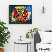 Load image into Gallery viewer, paint by numbers | Painted Tiger | advanced animals tigers | FiguredArt