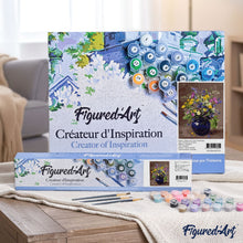 Load image into Gallery viewer, paint by numbers | Vase full of Flowers | flowers intermediate | FiguredArt