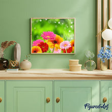 Load image into Gallery viewer, paint by numbers | Spring Flowers | flowers intermediate | FiguredArt
