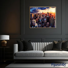 Load image into Gallery viewer, Paint by numbers | Above the towers | advanced new arrivals cities | Figured'Art