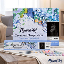 Load image into Gallery viewer, paint by numbers | Dark Horse | animals easy horses | FiguredArt